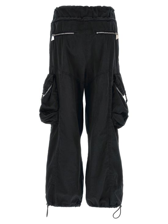 26FW 디 아티코 스트레이트 팬츠 카고 팬츠 블랙 - THE ATTICO
