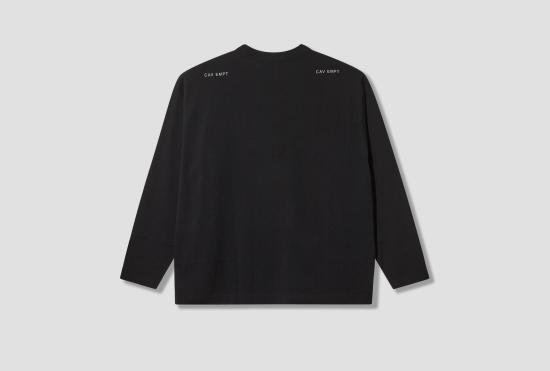 26FW 카브엠트 긴팔 티셔츠 워시드 MD 와이어커터  CES29LT01 블랙 - CAV EMPT