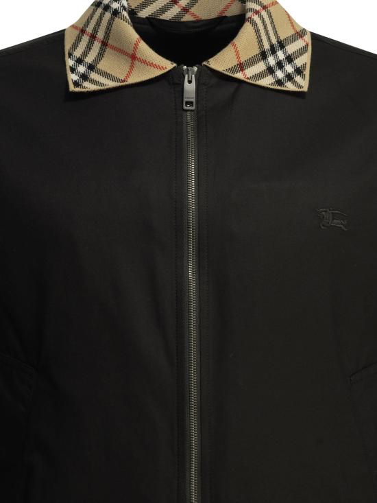 26FW 버버리 자켓 해링턴 글렌필즈 재킷 및 코트 블랙 - BURBERRY