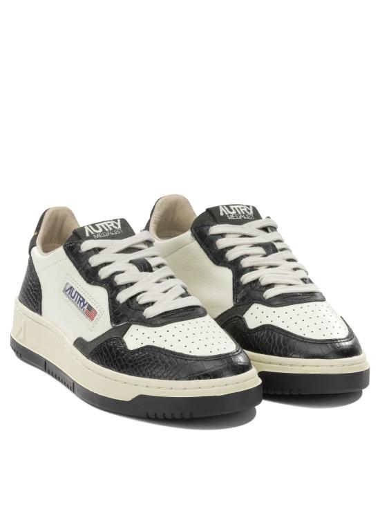 26FW 오트리 메달리스트 로우 레더 스니커즈 AULWCZ05 Beige - AUTRY