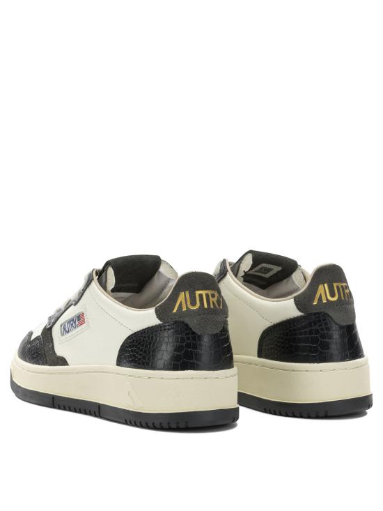 26FW 오트리 메달리스트 로우 레더 스니커즈 AULWCZ05 Beige - AUTRY