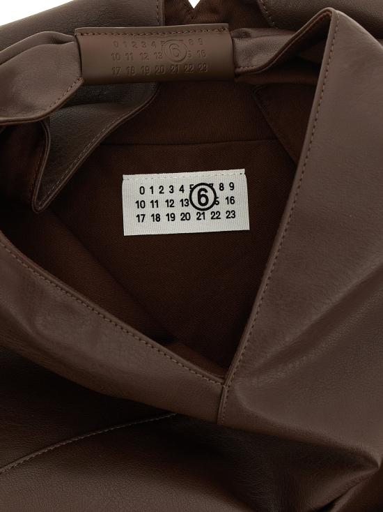 26FW MM6 메종마르지엘라 토트백 일본 전통 핸드백 브라운 - MM6 MAISON MARGIELA