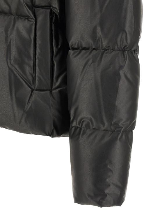 26FW MM6 메종마르지엘라 패딩 래커 마감 다운 재킷  재킷 블랙 - MM6 MAISON MARGIELA