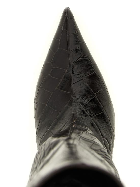 26FW 디 아티코 부츠 Lea 와 앵클  브라운 - THE ATTICO