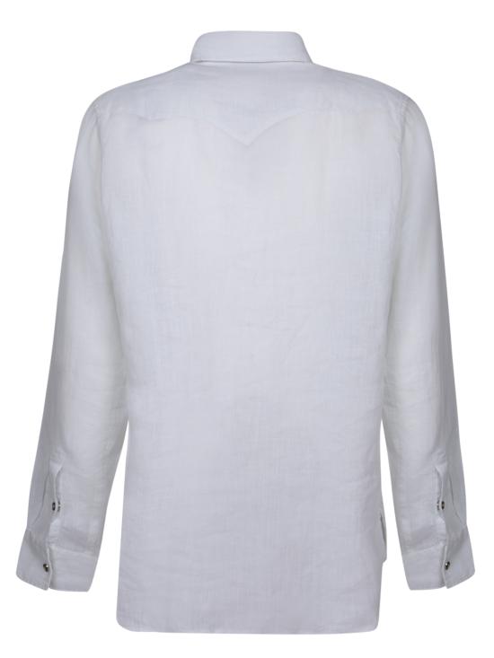 25SS 델 오글리오 긴팔 셔츠 NDETROITEL 11028 V980 White - DELL'OGLIO