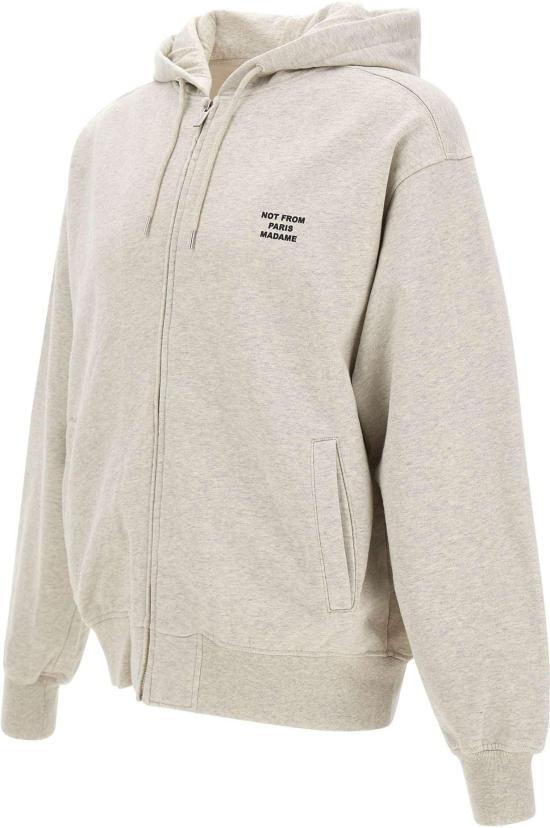 26FW 드롤드무슈 후드 티셔츠 PERMHO207CO312GY LICHTGREY - DROLE DE MONSIEUR