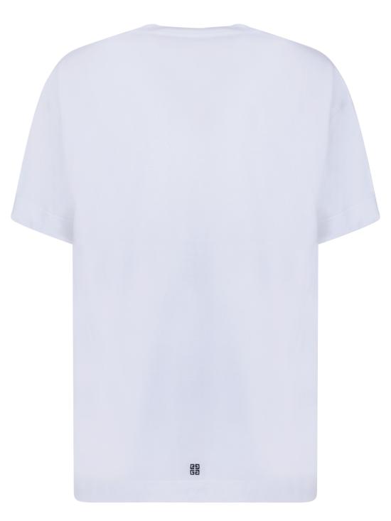  지방시 반팔 티셔츠 BM71J8 3YLO 100 White - GIVENCHY