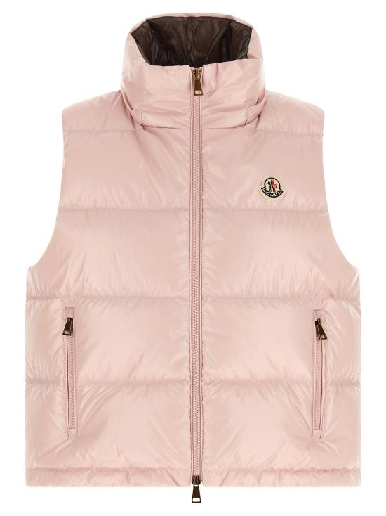26FW 몽클레어 패딩 조끼 니베롤 질레 핑크 - MONCLER