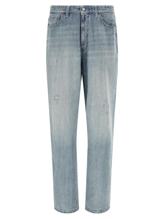 26FW MM6 메종마르지엘라 데님 팬츠 숫자 서명 Mm6 청바지 파란색