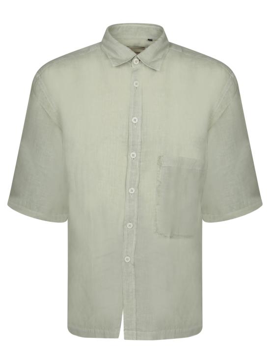 25SS 코스투메인 반팔 셔츠 STEFANO CORFU GREENTEA