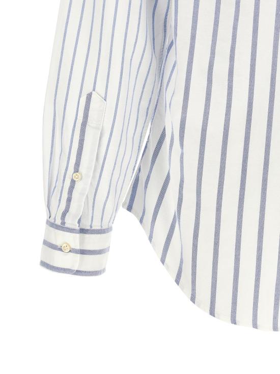 26FW 폴로 랄프로렌 긴팔 셔츠 옥스퍼드 패치워크 와 블라우스 세트 (연한 파란색) - POLO RALPH LAUREN
