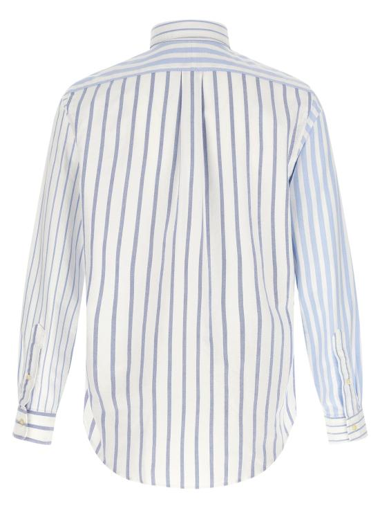 26FW 폴로 랄프로렌 긴팔 셔츠 옥스퍼드 패치워크 와 블라우스 세트 (연한 파란색) - POLO RALPH LAUREN