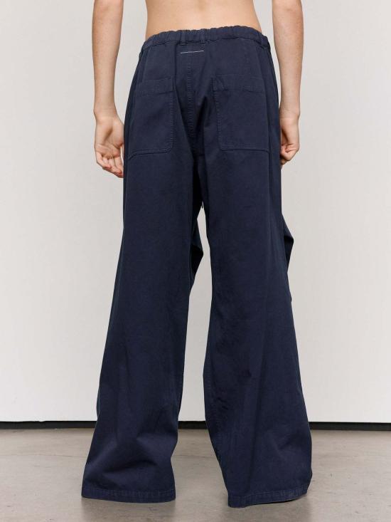  MM6 메종마르지엘라 스트레이트 팬츠 Mm6 메종 마르지엘라 코튼 니다트 와이드 팬츠 - MM6 MAISON MARGIELA