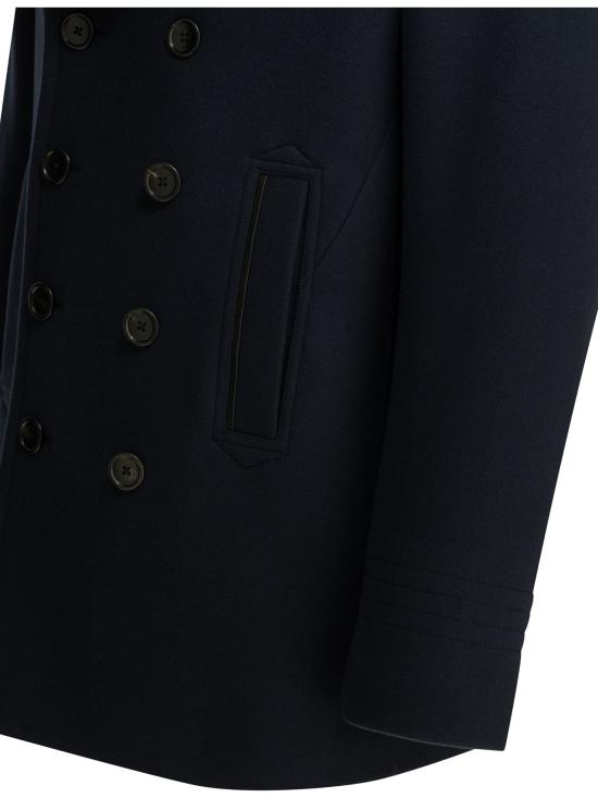 26FW 톰포드 코트 짧은 울 펠트 코트, 재킷 및 코트 (파란색) - TOMFORD