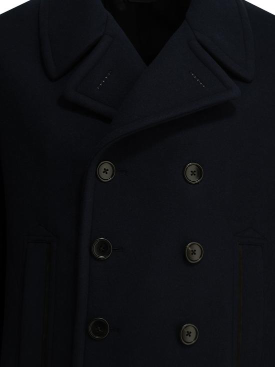 26FW 톰포드 코트 짧은 울 펠트 코트, 재킷 및 코트 (파란색) - TOMFORD