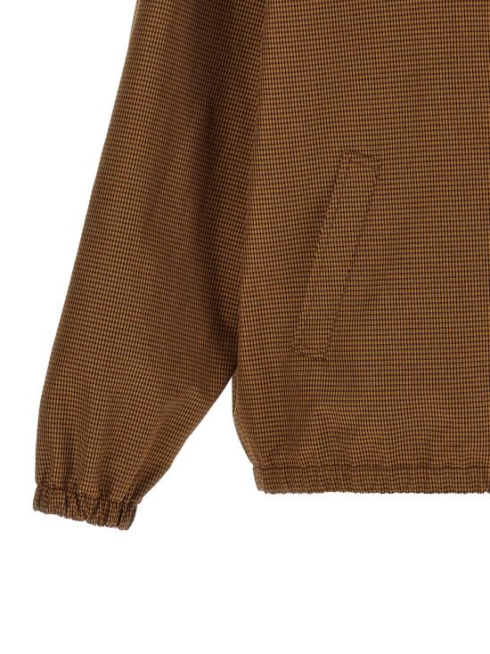 26FW 미우미우 깅엄 체크 블루종 재킷 ML1509SOOO19OSF0QB7 Brown - MIU MIU