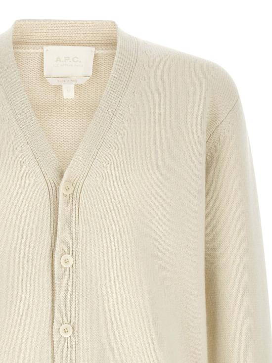 26FW 아페쎄 가디건 WOASWH22020AAD White - A.P.C.