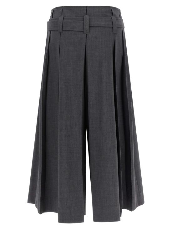 26FW 브루넬로 쿠치넬리 팔라초 팬츠 MPW07P9300C4078 Gray - BRUNELLO CUCINELLI