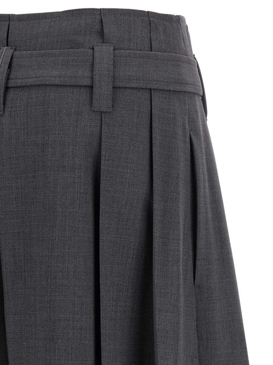 26FW 브루넬로 쿠치넬리 팔라초 팬츠 MPW07P9300C4078 Gray - BRUNELLO CUCINELLI
