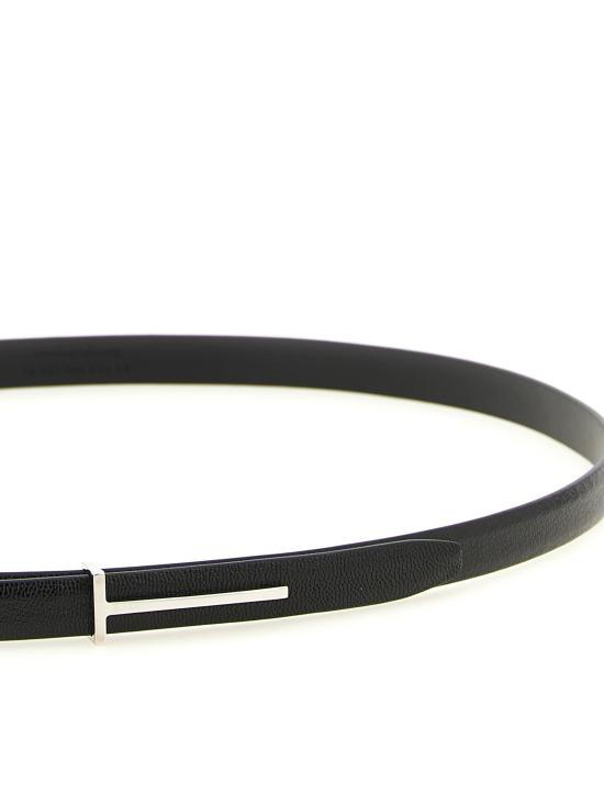 26FW 톰포드 가죽 벨트 TB320LGO033SNAA Black - TOMFORD
