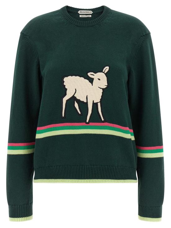 26FW JW앤더슨 스웨터 KW1622YN0515088 Green