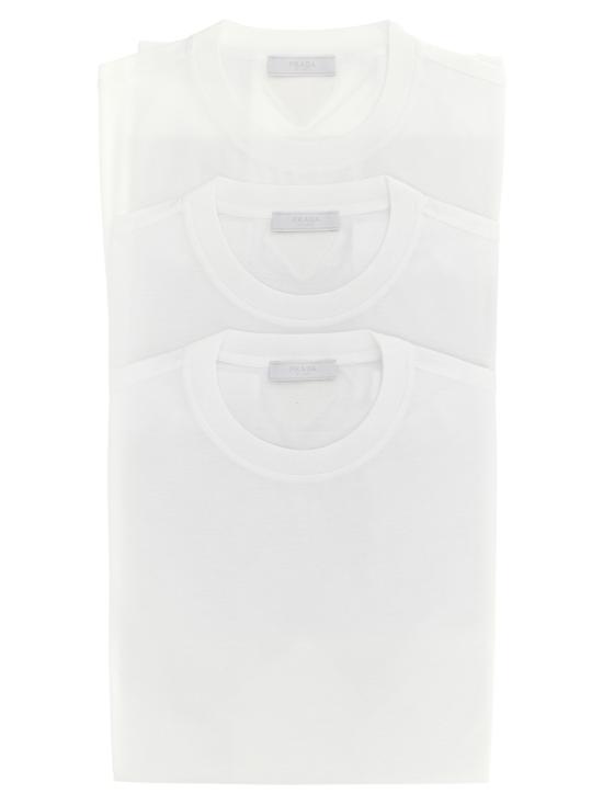 26FW 프라다 반팔 티셔츠 UJM492S22111CDF0009 White