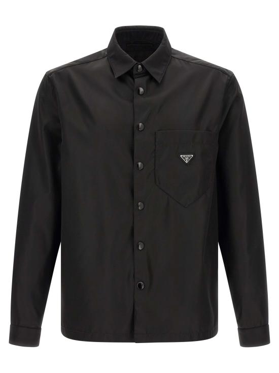 26FW 프라다 긴팔 셔츠 SC514SOOO1WQ8F0002 Black