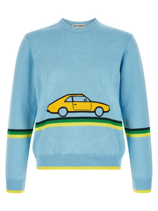26FW JW앤더슨 스웨터 KW1531YN0515830 Light Blue