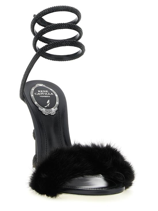 26FW 르네 카오빌라 샌들 C12933105RS06V050 Black - RENE CAOVILLA