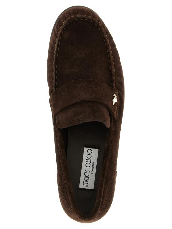 26FW 지미추 로퍼 ELLISLOAFERFSUECHOCOLATE Brown - JIMMY CHOO