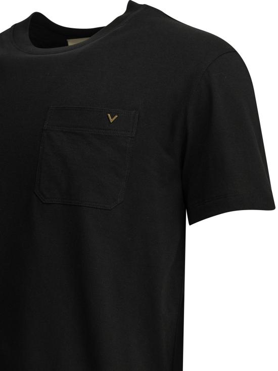26FW 발렌티노 가라바니 반팔 티셔츠 Vltn 티셔츠 블랙 - VALENTINO GARAVANI