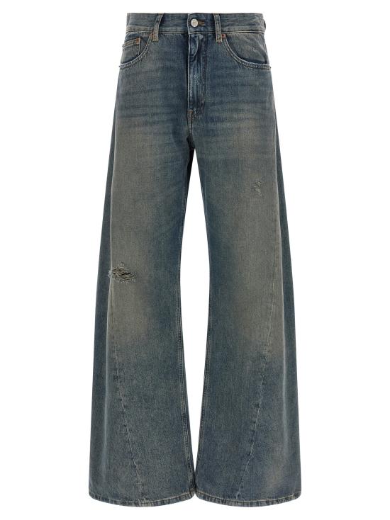26FW MM6 메종마르지엘라 데님 팬츠 와이드 레그 진 블루
