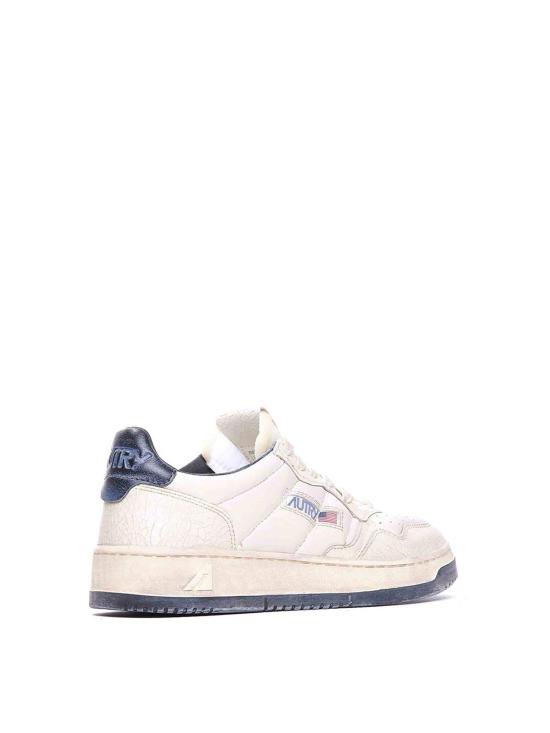 26FW 오트리 슈퍼 빈티지 메달리스트 로우 레더 스니커즈 AVLMAD01 White - AUTRY