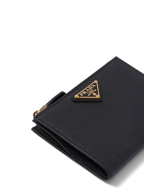 26FW 프라다 트라이앵글 로고 반지갑 1ML050 QHH F0002 NERO - PRADA