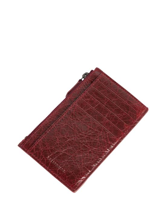 26FW 발렌시아가 르 시티 롱 코인 앤 카드 홀더 810607 2ABFY 6154 BERRY RED - BALENCIAGA