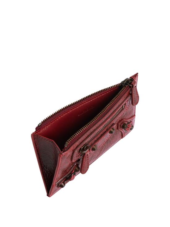 26FW 발렌시아가 르 시티 롱 코인 앤 카드 홀더 810607 2ABFY 6154 BERRY RED - BALENCIAGA