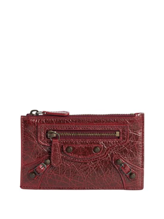 26FW 발렌시아가 르 시티 롱 코인 앤 카드 홀더 810607 2ABFY 6154 BERRY RED