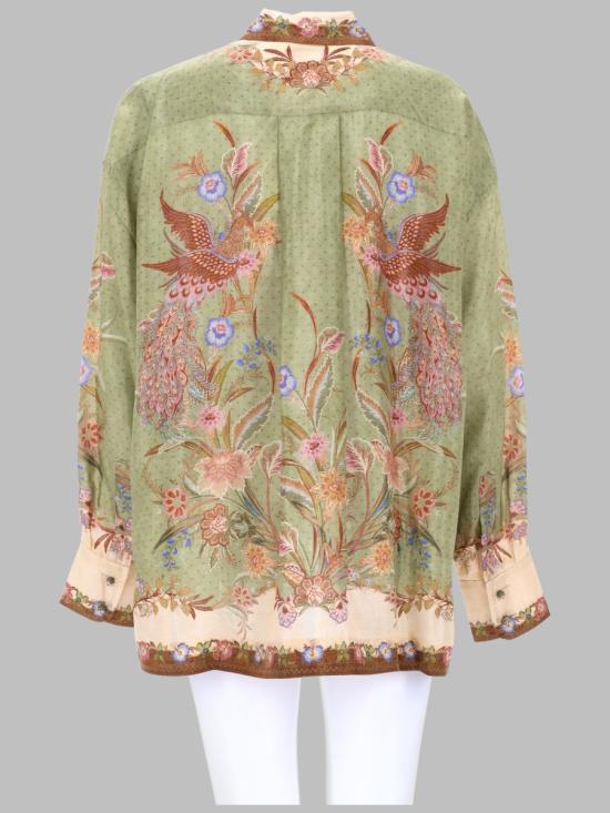 26FW 짐머만 블라우스 8686TSS262 KHSF GREEN - ZIMMERMANN