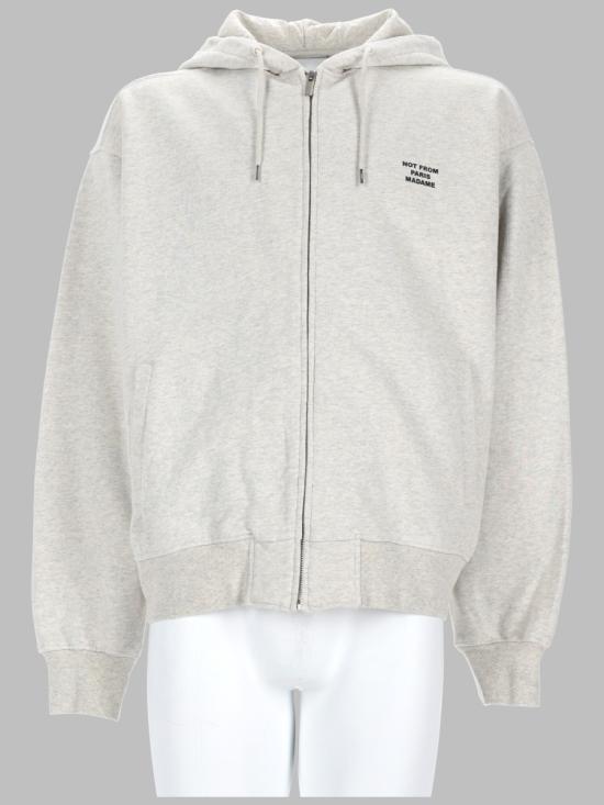 26FW 드롤드무슈 후드 티셔츠 HO207 CO312GREY