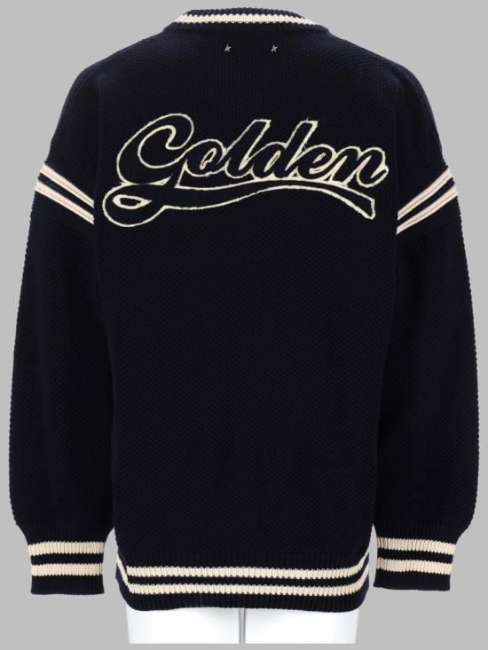 26FW 골든구스 긴팔 티셔츠 GMP02863 P00267250486 BLUE - GOLDEN GOOSE