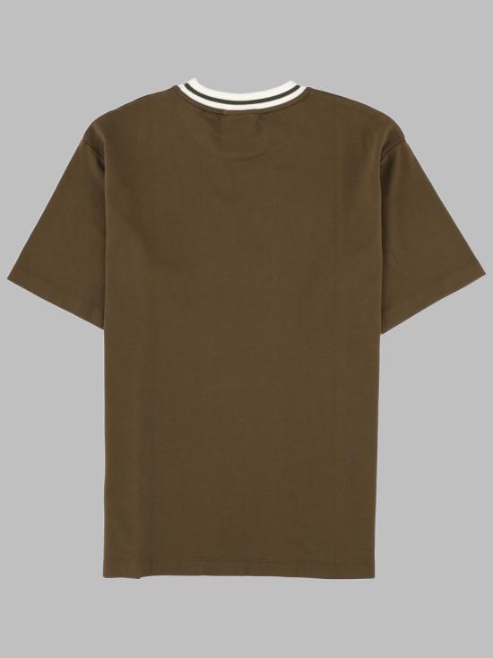 26FW 드롤드무슈 반팔 티셔츠 TS189 CO002KAKI BROWN - DROLE DE MONSIEUR