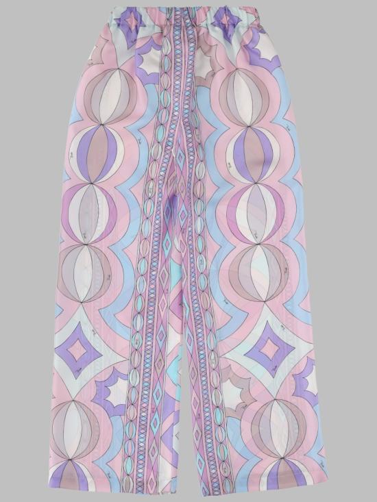 26FW [키즈] 푸찌 스트레이트 팬츠 PZ6B40K S026451SCE PINK - PUCCI