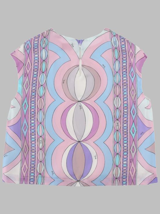 26FW [키즈] 푸찌 티셔츠 PZ5B02K S026451SCE PINK - PUCCI