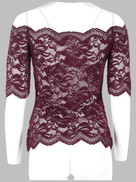 26FW 파코라반 블라우스 26AJTO697PA0170 P534 BORDEAUX - PACO RABANNE