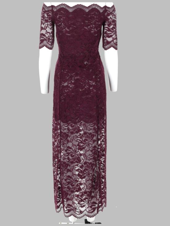 26FW 파코라반 롱 원피스 26AJRO106PA0170 P534 BORDEAUX - PACO RABANNE