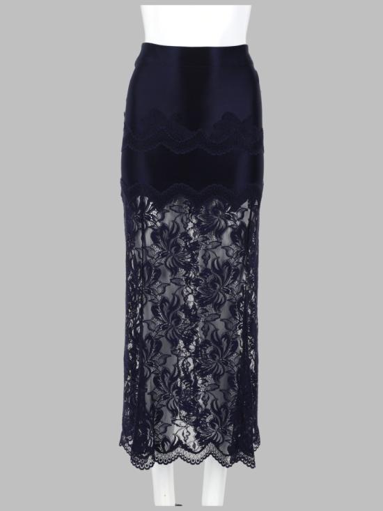 26FW 파코라반 롱 스커트 26AJJU021PA0170 P481 BLUE