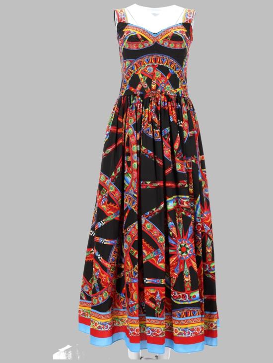 26FW 돌체앤가바나 롱 원피스 F6TTHT GDDTFS9000 MULTICOLOUR