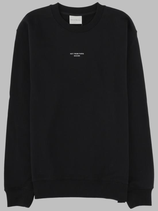 26FW 드롤드무슈 긴팔 티셔츠 SW148 CO127BLACK