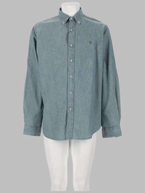 26FW 폴로 랄프로렌 긴팔 셔츠 710792042 001CHAMBRAY DENIM