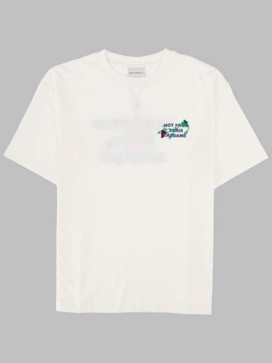 26FW 드롤드무슈 반팔 티셔츠 TS327 CO248OFFWHITE